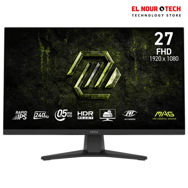 MSI MAG 272F X24 27 Inch Rapid IPS Gaming Monitor 240HZ - 0.5MS - HDR Ready