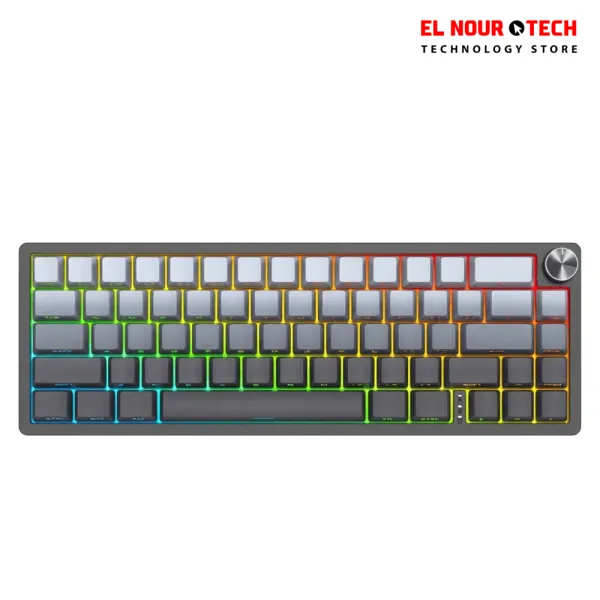 MEETION Magic A68 Magnetic Switch HotSwappable ABS Double Shot Keycaps Pro Grade 65 Compact Mechanical Keyboard